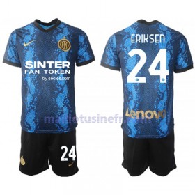 Maillot de Foot Inter Milan Christian Eriksen 24 Domicile 2021-22 - Enfant